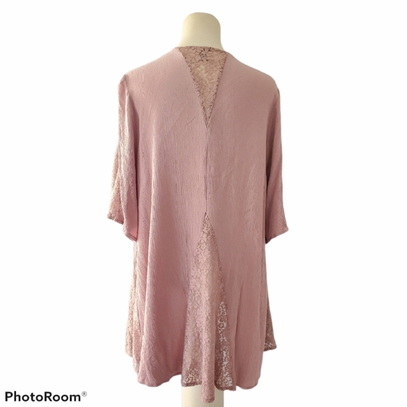 Rue 21 Mauve Kimono/Jacket Size Large - Picture 3 of 6